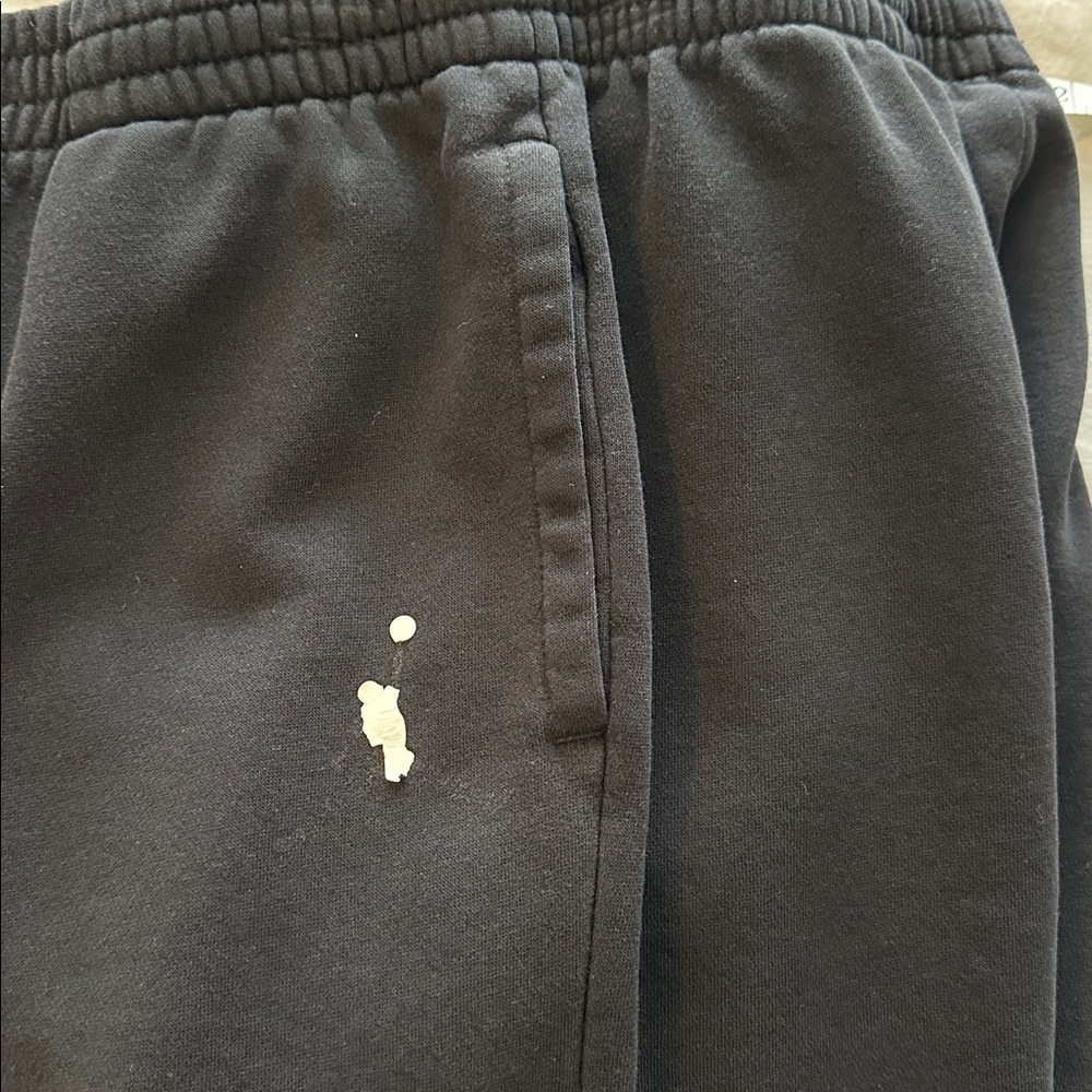 Jordan Kids Black Sweatpants with White Logo - Picture 7 of 8